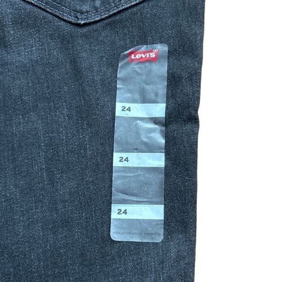 Levis Levi’s 721 High Rise Skinny Jeans Black Size 24 - Picture 7 of 14